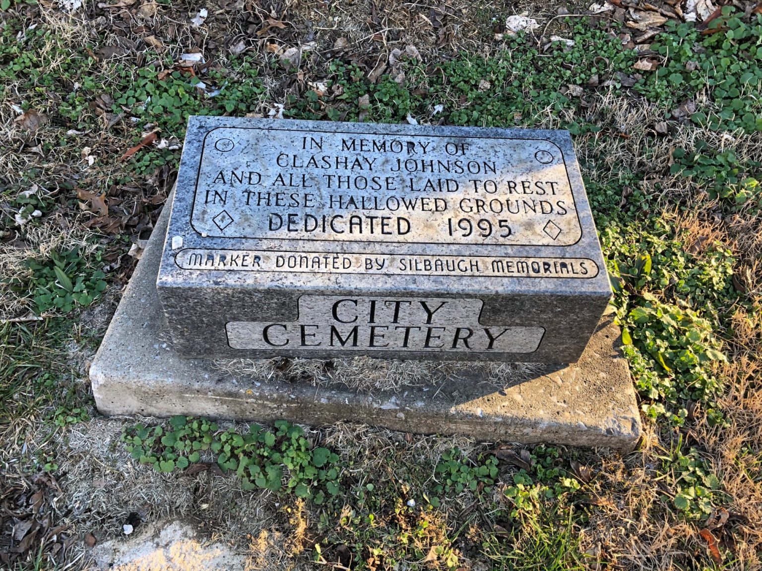 A hidden space The potter's field in North York